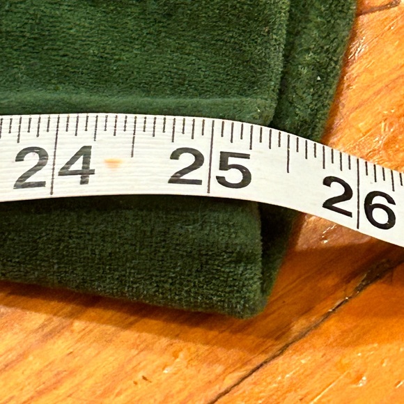 3X 1.State green velour pull on elastic waist lounge jogger pants with pockets - Picture 13 of 14